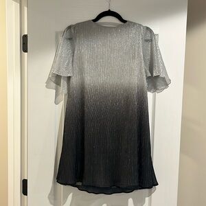 Show Me Your MuMu Silver Metallic Dress